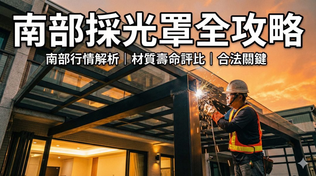 南部合法採光罩價錢攻略